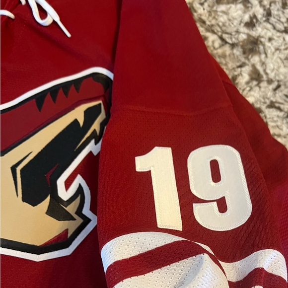 L Original Shane Doan KOHO Jersey VTG Fight strap Arizona Coyotes Phoenix NHL - Picture 13 of 14